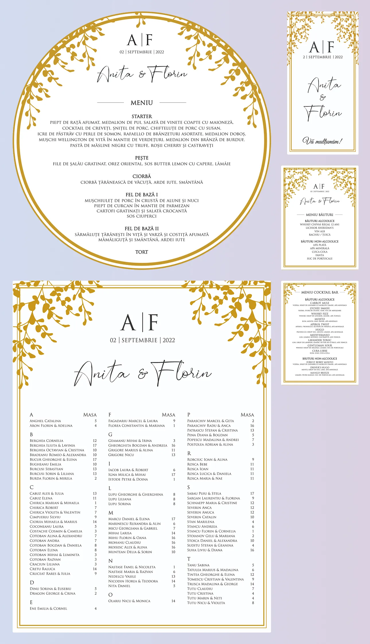 Wedding print materials - Detail 1