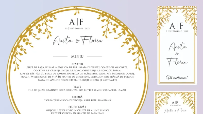 Wedding print materials